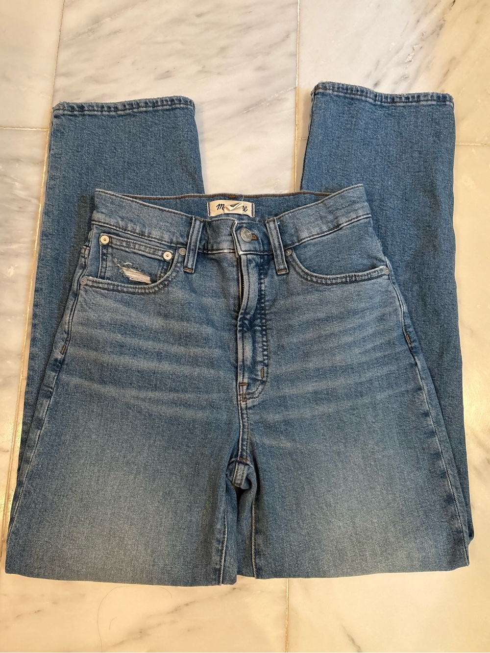 Madewell the perfect vintage cropped jeans